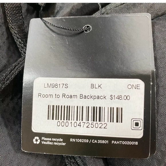 NWT Lululemon Gender Neutral Room To Roam backpack - Picture 9 of 11